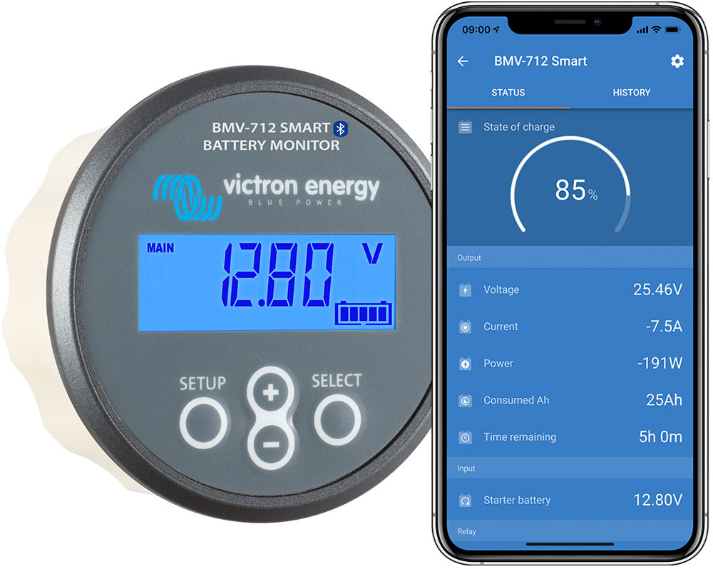 Victron BMV-712 Battery Monitor Bluetooth - Grey